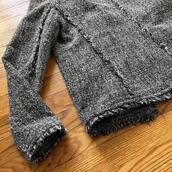 Michael Kors Tweed Open Front Blazer Size 2 - Picture 12 of 16